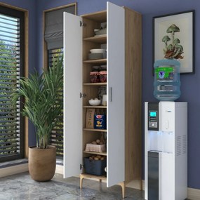 Skriňa Jeny Walnut and White