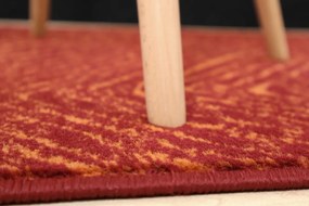 Alfa Carpets, Kusový koberec Ethno terra, 80x150, oranžová, obývacia izba