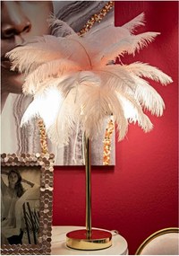 Ružová/v zlatej farbe stolová lampa (výška 55 cm) Palm Pink – Mauro Ferretti