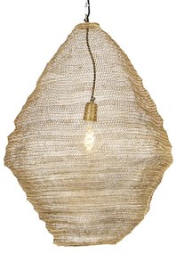 Orientálne závesné svietidlo zlaté 60 cm - Nidum