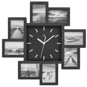 Auriol®  Nástenné hodiny s fotografiami (čierna)  (100369064)