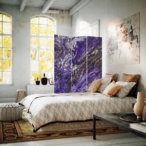 Gario Paraván Abstrakt vo fialovej farbe Rozmery: 145 x 170 cm, Prevedenie: Klasický paraván