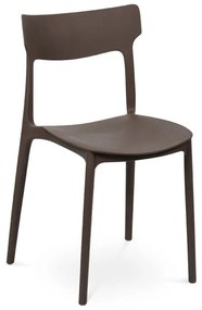 Hnedá plastová záhradná stolička Biá – Bonami Essentials