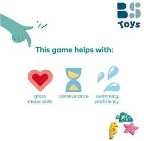 Morské zvieratá pre malých potápačov - hra do vody - 3 ks