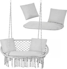 Vankúše pre závesné kreslo, bocianie hniezdo pre 2 osoby 100x100