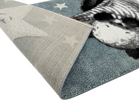 Vopi, Detský koberec Kiddo A1083 blue, 120x170, modrá, detská izba