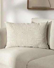 Karin - jednoduchá obliečka, 60x40cm farba produktu béžová látka zapletaná, vzorované