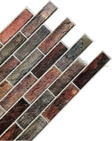 Obkladové panely 3D PVC 0051, rozmer 960 x 485 mm, tehla originál, IMPOL TRADE