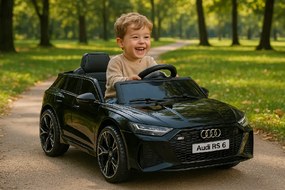 Elektrické autíčko Audi RS 6 čierne