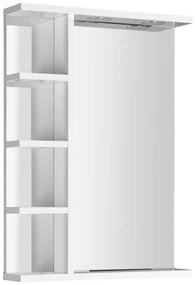 Aqualine Aqualine, KORIN zrkadlo s LED osvetlením a poličkami 52x70x12cm, KO355
