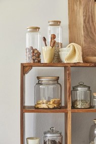 IB Laursen Drevená doska s koženou šnúrkou OILED ACACIA WOOD