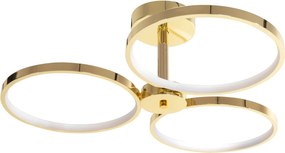 Toolight Toolight, LED stropné svietidlo + diaľkové ovládanie APP993-C, zlatá, OSW-08149