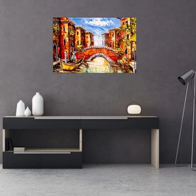 Obraz - Olejomaľba mesta III. (90x60 cm)