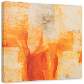 Gario Obraz na plátne Oranžový vzor zdola nahor Rozmery: 30 x 30 cm