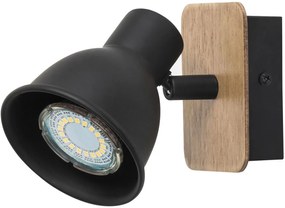 Rabalux Mac nástenná lampa 1x15 W čierna 5902