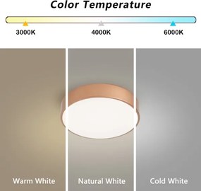 BRILAGI - LED stropné svietidlo POOL LED/24W/230V 3000/4000/6000K priemer 20 cm bronzové