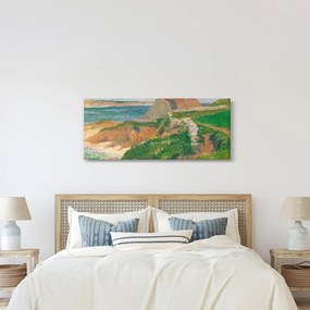 Obraz - Henri Moret, The Island of Raguenez, Brittany, reprodukcia (120x50 cm)