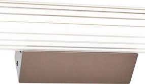 Retro nástenná lampa bronzová 60,4 cm vrátane LED IP44 - Coco