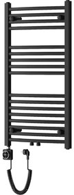 Mexen Ares, elektrické vykurovacie teleso 900 x 500 mm, 400 W, čierna, W102-0900-500-6400-70