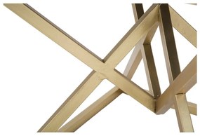 Stolička v čierno-zlatej farbe Mauro Ferretti Piramid