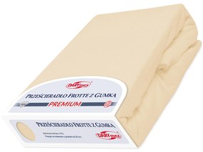 FROTÉ PRESTIERADLO PREMIUM 160X200 CM SVETLOBÉŽOVÉ