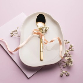 Kávová lyžička – Luxus zlatý - 112583WED