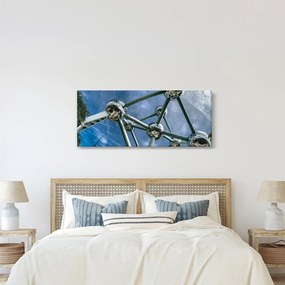 Obraz - atómium v Bruseli (120x50 cm)