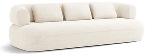 Béžová pohovka z textílie bouclé 226 cm Jenny – Micadoni Home