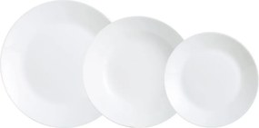 Sada tanierov(18 dielov) Zelie, biela