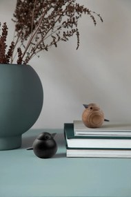 novoform Drevený vtáčik Mini Sparrow Smoke Stained Oak