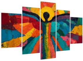 Obraz - Maľovaný anjel (150x105 cm)