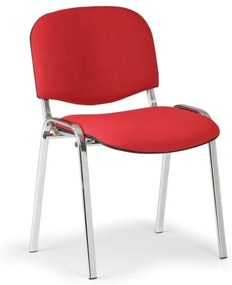 Antares Konferenčná stolička VIVA, chrómované nohy, červená