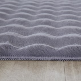 Ayyildiz Kusový koberec AMBIANCE 5110, Sivá Rozmer koberca: 140 x 200 cm