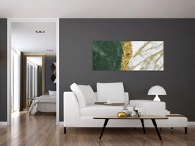 Obraz - Zelený mramor N⁰1 (120x50 cm)