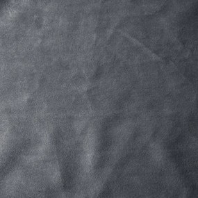 Tmavo sivý zatemňovací zamatový záves na riasiacu pásku 140 x 270 cm