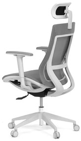Autronic BONTEC Kancelárska stolička, synchrónny mechanizmus, šedá sieťovina, KA-W004 GREY Farba: Šedá