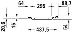 Duravit Viu - WC sedátko, biela 0021110000