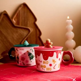 Hrnček PIROS červený 718663 350 ml