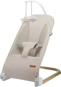 Detské hojdacie kreslo Moon 50 béžové