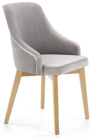 Stolička Toledo 2 drevo/velvet dub/solo 265 57x56x86