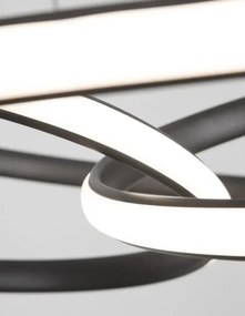 LED luster Menton 52 čierne