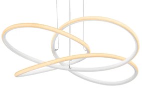 Globo 67201WH-30 - LED Luster na lanku PANDA LED/30W/230V