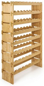 G21 Bambusový stojan na víno, 72 fliaš