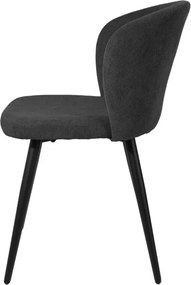 Jedálenská stolička KROSBY antracitová