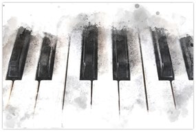 Obraz - Piano, aquarel (90x60 cm)
