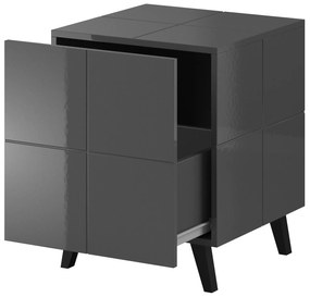 Cama Sivý nočný stolík Reja (2 ks)