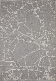 XXXLutz VONKAJŠÍ KOBEREC, 120/170 cm, sivá, biela Novel - Koberce - 007759048960