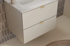 Závěsná skříňka pod umyvadlo Dalia Cashmere 60 cm kašmír