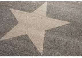 Kusový koberec Hviezda hnedosivý 120x170cm