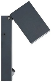 Eglo 96287 - LED Vonkajšie nástenné svietidlo s čidlom SAKEDA LED/5W/230V